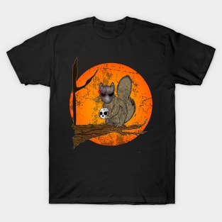 Sci-Fi Squirrel (distressed no text) T-Shirt